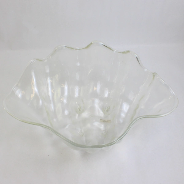 Set of 3 Unbranded Serving Bowl & Serving Cutlery Clear Plastic Large Shell