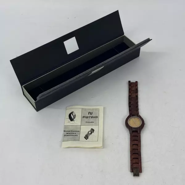 Men's Patina Hand Crafted Battery Operated Wrist Watch