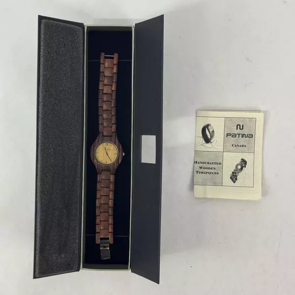 Men's Patina Hand Crafted Battery Operated Wrist Watch