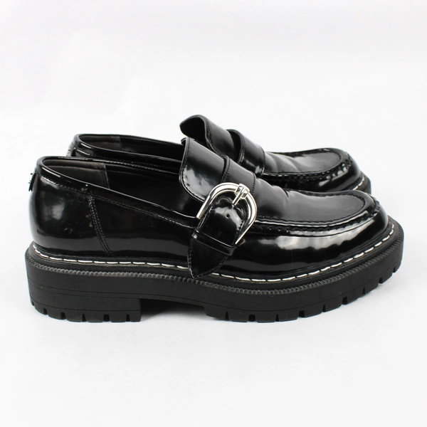 Circus Slip On Oxford Dress Shoes Platform Shoes Solid Black Women's Size 10