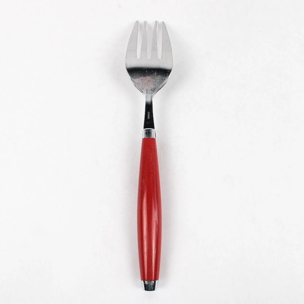 Fiesta Red Round Handle Serving Fork Red Handle
