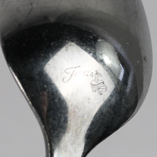 Set of 5 Fiesta Stainless Steel Soup Spoons