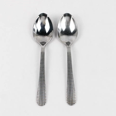 Set of 2 Isaac Mizrahi ISZ4 Stainless Steel Soup Spoons