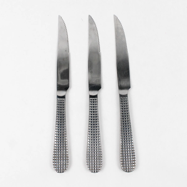 Set of 3 Isaac Mizrahi ISZ4 Stainless Steel Steak Knives