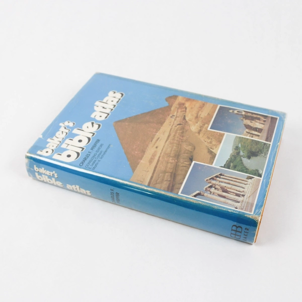 Baker's Bible Atlas by Charles F Pfeiffer 1976 Revised Edition HC DJ Ex-Library