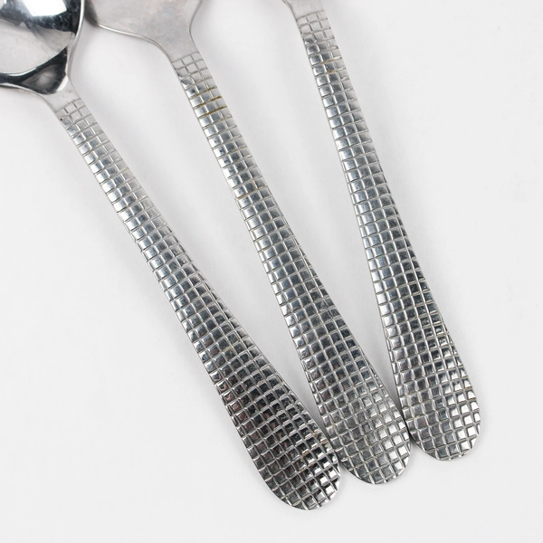 Set of 3 Isaac Mizrahi ISZ4 Stainless Steel Serving Spoons and Fork