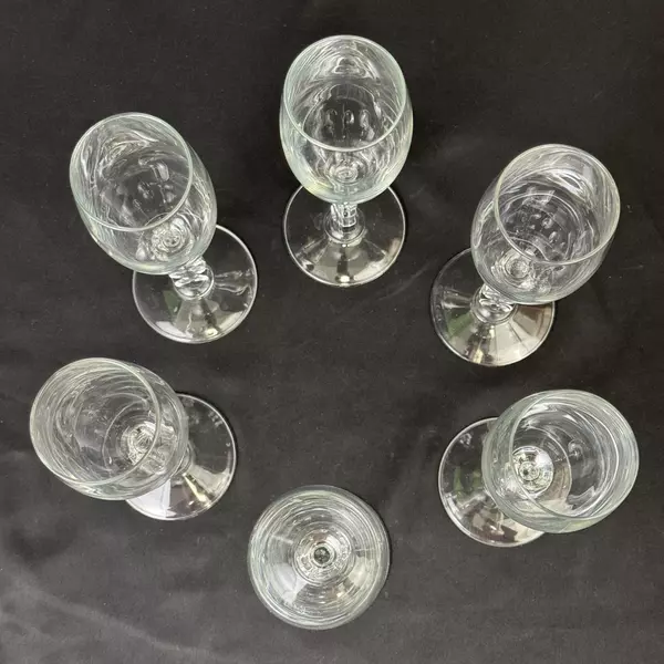 6 Cristal D'Arques Millennium 2000 Stem Crystal Champagne Flutes 9.25 Inch