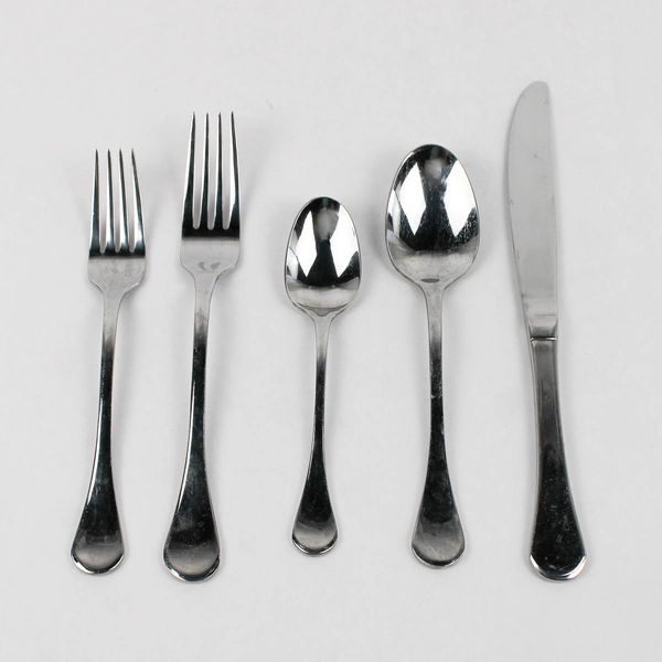 5 Piece Isaac Mizrahi Stainless Steel Table Setting