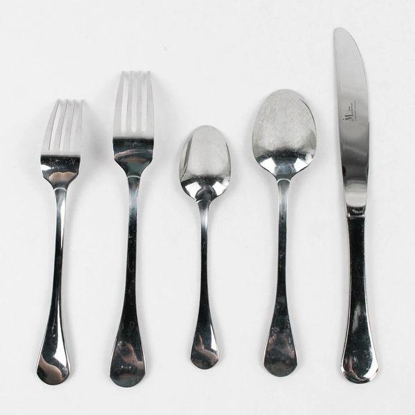 5 Piece Isaac Mizrahi Stainless Steel Table Setting