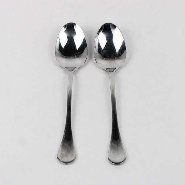 Set of 2 Isaac Mizrahi Stainless Steel Soup Spoons