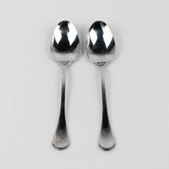 Set of 2 Isaac Mizrahi Stainless Steel Soup Spoons