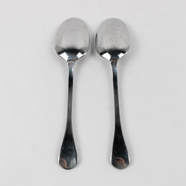 Set of 2 Isaac Mizrahi Stainless Steel Soup Spoons