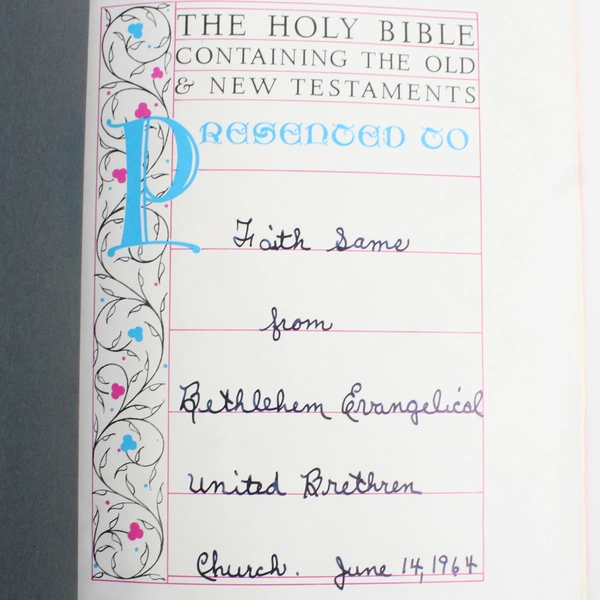 The Holy Bible Revised Standard Version 1952 Faux Leather Soft Cover With Box