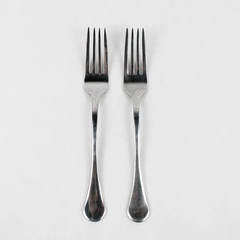 Set of 2 Isaac Mizrahi Stainless Steel Dinner Forks