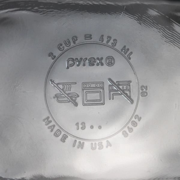 Pyrex Snapware 8602 Clear Glass Food Storage Container 2 Cups