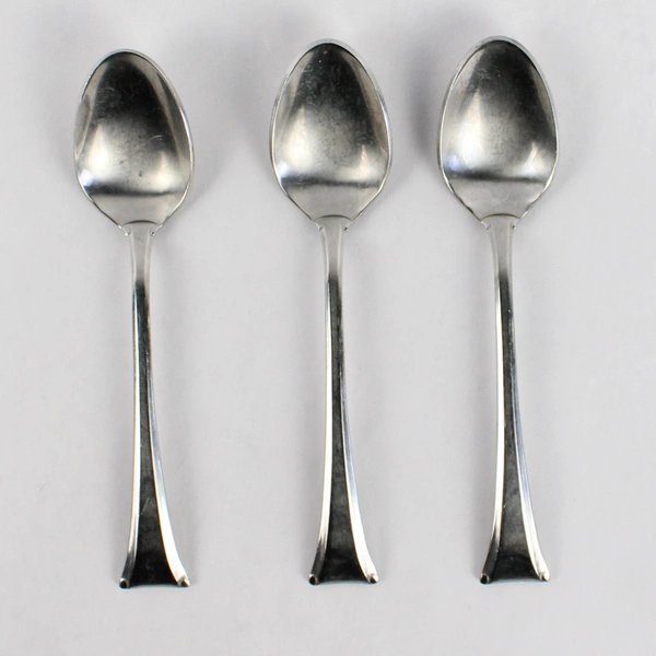 Set of 3 Gorham Theme II 18/8 Stainless Steel 6.75" Soup Spoons