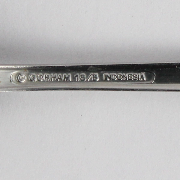 Set of 3 Gorham Theme II 18/8 Stainless Steel 6.75" Soup Spoons