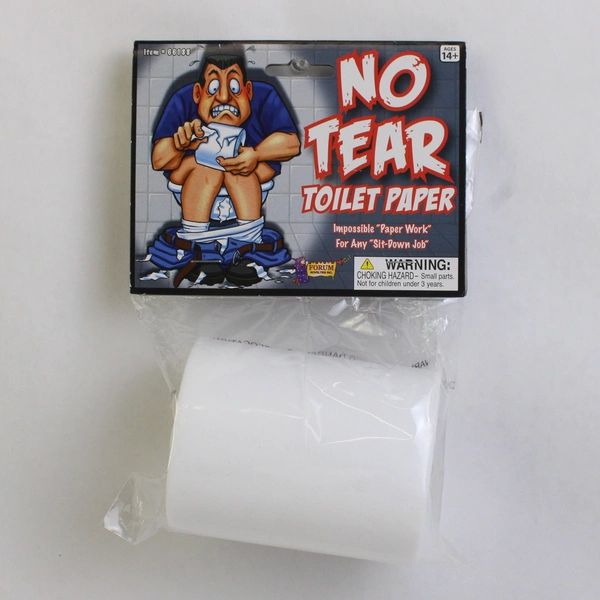 Forum Novelties Unrippable/No Tear Fabric Toilet Paper Roll Prank Halloween