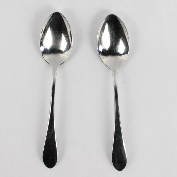 Set of 2 Gorham Meredith II Stainless Steel 7" Soup Spoons