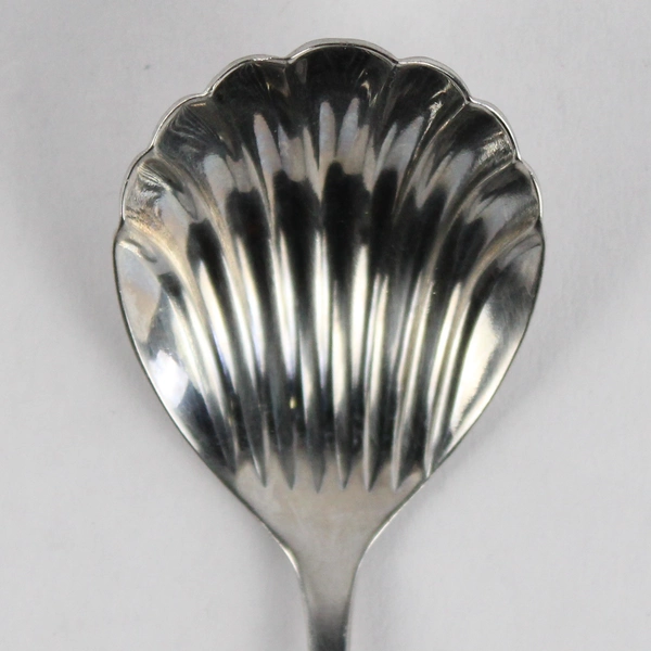 2 Piece Gorham Meredith II Stainless Steel Butter Knife & Shell Sugar Spoon Set