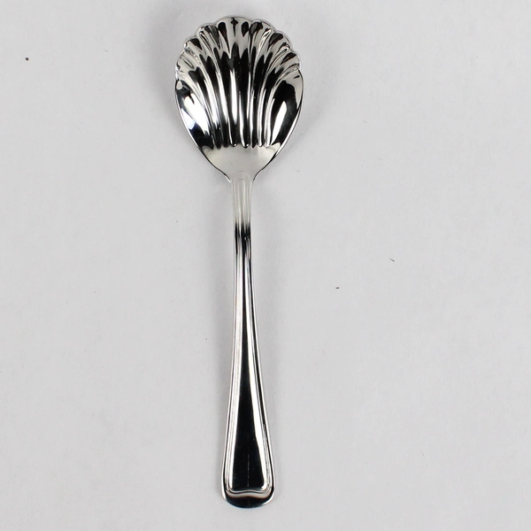 Gorham Monet Glossy Stainless Steel 6" Shell Sugar Spoon