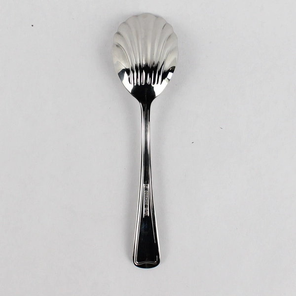 Gorham Monet Glossy Stainless Steel 6" Shell Sugar Spoon
