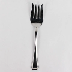 Gorham Monet Glossy Stainless Steel 8.75" Cold Meat Serving Fork