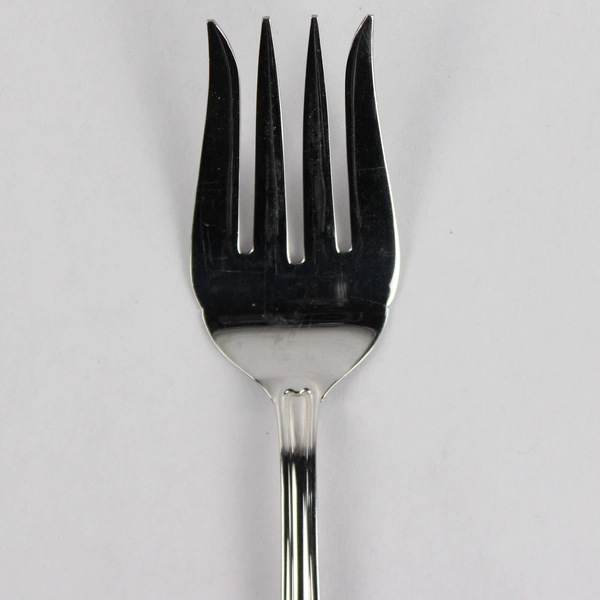 Gorham Monet Glossy Stainless Steel 8.75" Cold Meat Serving Fork