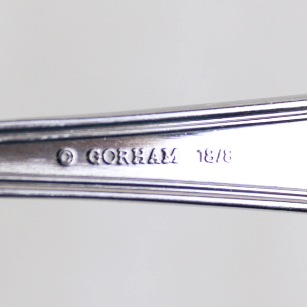 Gorham Monet Frosty Stainless Steel Soup Spoon