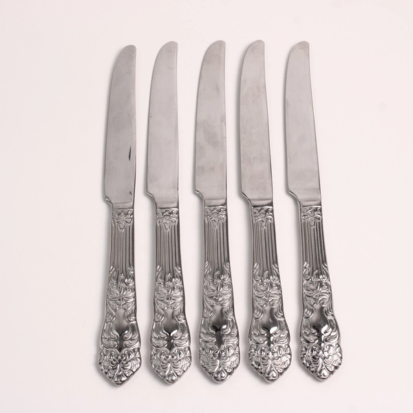 Lot Of 5 Reed & Barton Haversham (Stainless) Flatware French Solid Knives