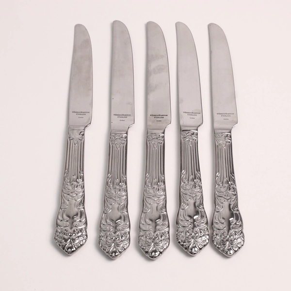 Lot Of 5 Reed & Barton Haversham (Stainless) Flatware French Solid Knives