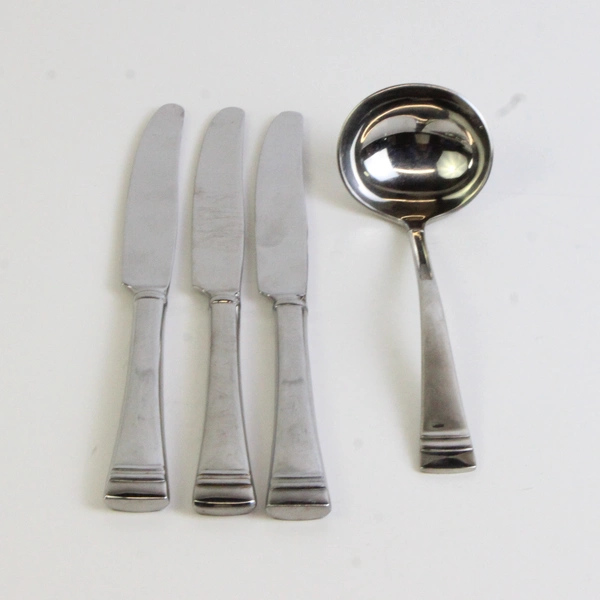 Lot of 4 Federal Platinum 18/10 Stainless Flatware by Lenox. Made in Vietnam.