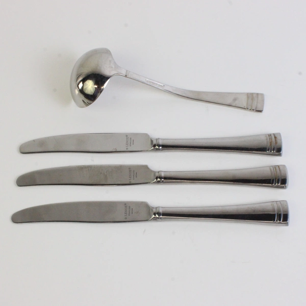 Lot of 4 Federal Platinum 18/10 Stainless Flatware by Lenox. Made in Vietnam.