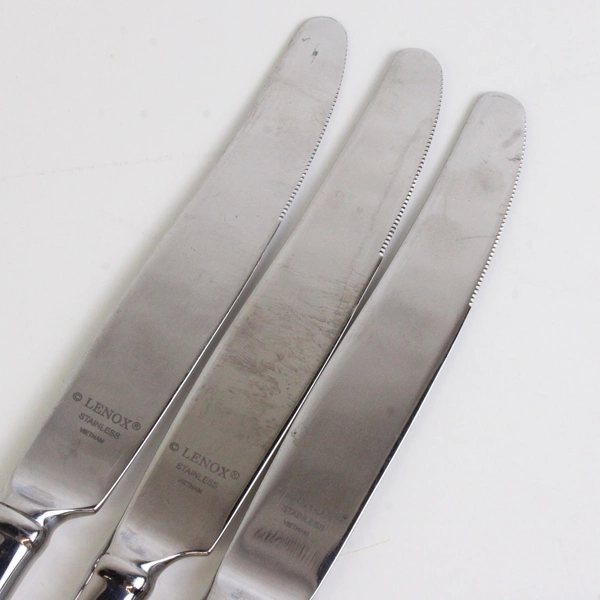 Lot of 4 Federal Platinum 18/10 Stainless Flatware by Lenox. Made in Vietnam.