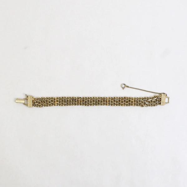 Vintage Goldette NY Gold-Tone Chain Bracelet 7"
