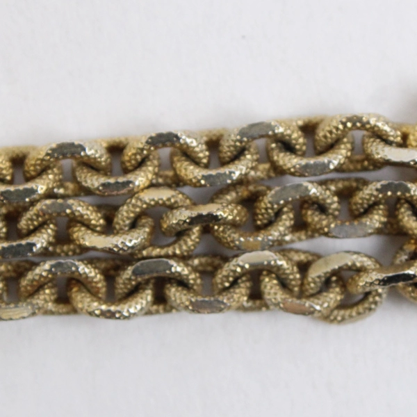 Vintage Goldette NY Gold-Tone Chain Bracelet 7"