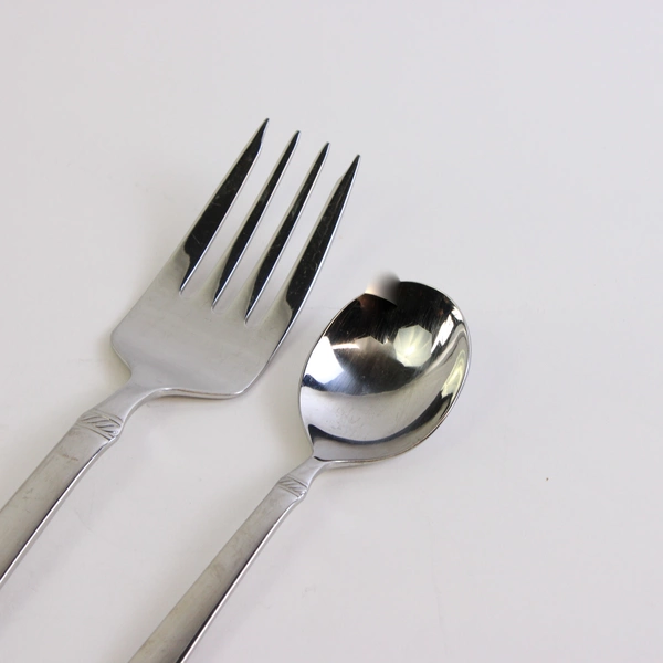 Lot Of 3 Mikasa Rope (Stainless) Flatware Dinner Knife Serving Fork Sugar Spoon