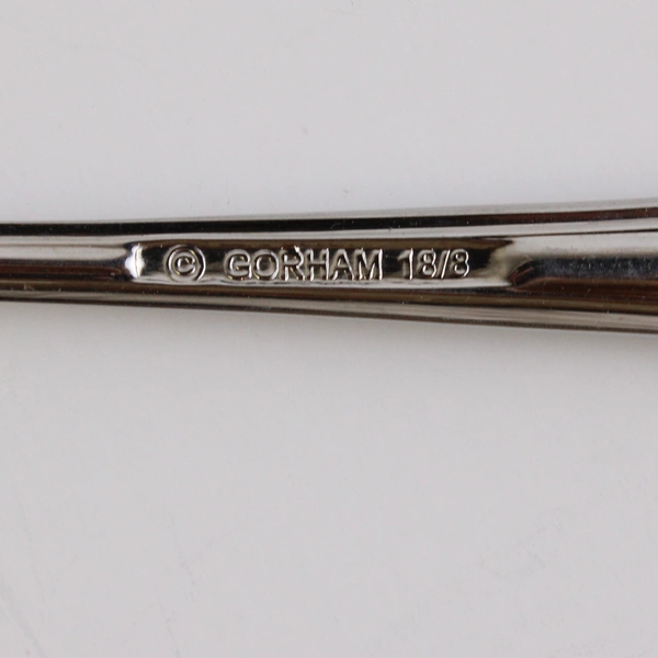 Set of 8 Gorham Fairview Stainless Steel Cocktail Forks