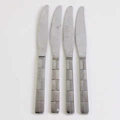 Lot of 4 Cambridge Landscape Stainless Steel Butter Knives