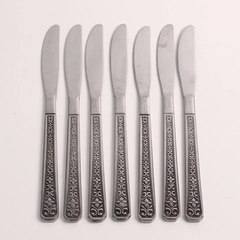 Lot Of 7 Interpur Florenz (Stainless) Flatware Modern Solid Knives