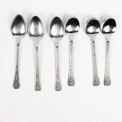 Lot Of 6 Interpur Florenz (Stainless) Flatware 3 Teaspoons 3 Sugar Spoons