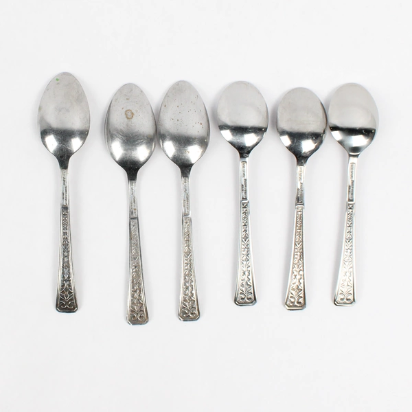 Lot Of 6 Interpur Florenz (Stainless) Flatware 3 Teaspoons 3 Sugar Spoons
