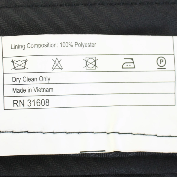 Jos. A. Bank Dark Gray Wool Suit Pants Men's Size 40 Short