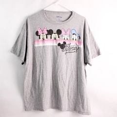 Disney Family Vacation Gray Graphic T-Shirt Women's Size XL 18