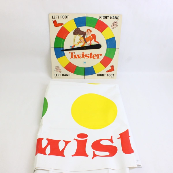 Vintage 1966 Milton Bradley Twister Game Complete, 4645-X1