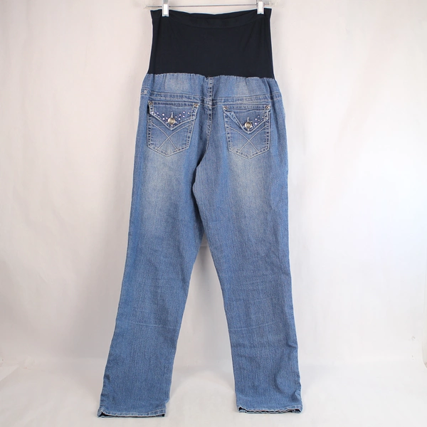 Lot of Planet Motherhood Maternity Jeans Size L Rhinestone Pockets