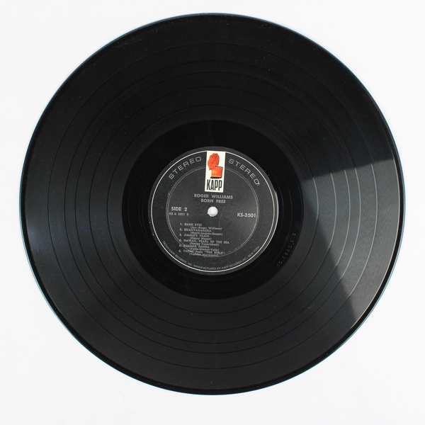 Roger Williams Born Free Kapp Records 33 RPM Vinyl LP Record KS-3501