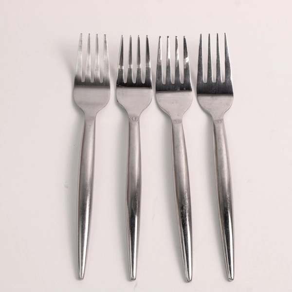 Lot Of 4 Pier 1 Imports Vega (Stainless) Flatware Individual Salad Forks