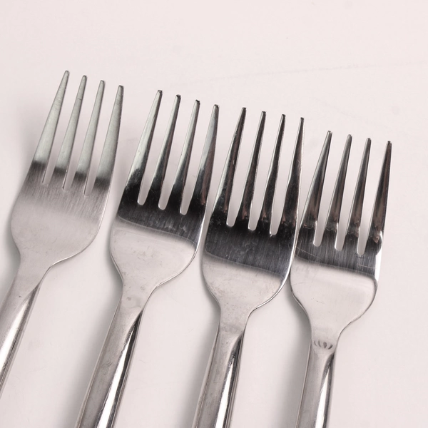 Lot Of 4 Pier 1 Imports Vega (Stainless) Flatware Individual Salad Forks