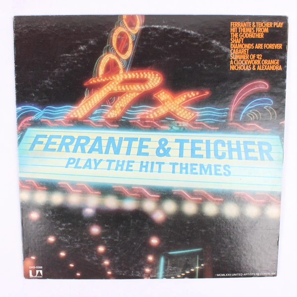 Ferrante & Teicher Play the Hit Theme 33 RPM Vinyl Record UAS-5588